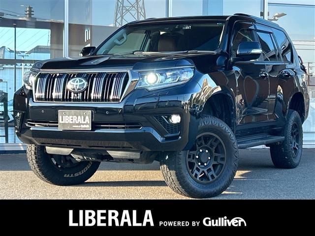 TOYOTA Land Cruiser Prado 2021 Black FAT Export hatchbacks from Japan