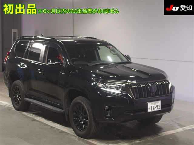 TOYOTA Land Cruiser Prado 2021 Black AT High-grade auction cars Japan